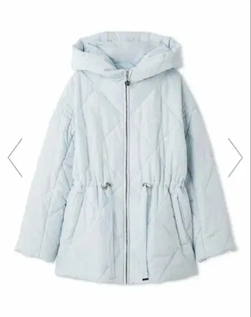 LILY BROWN 메리 퀀트 퀼트 다운 미들 코트