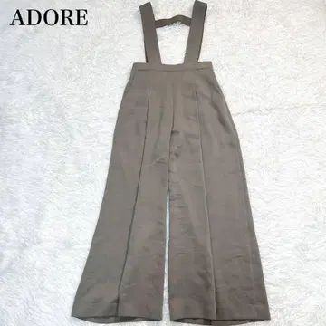 ADORE 아도어 24AW 스트랩 오버롤 와이드 팬츠