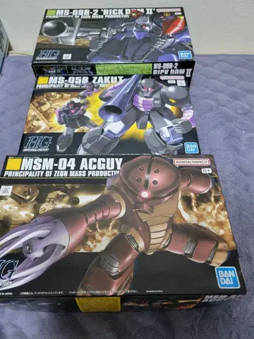 릭 돔 II 아갓가 자쿠 I 구 자쿠 검은 삼연성 사양