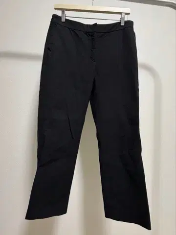 조셉 Joseph 개버딘 스트레치 테이퍼드 팬츠 38 블랙