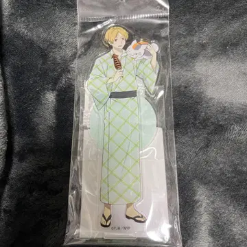 나츠메 우인장 아크릴 스탠드 유카타 나츠메 타카시 + 냥코 선생님