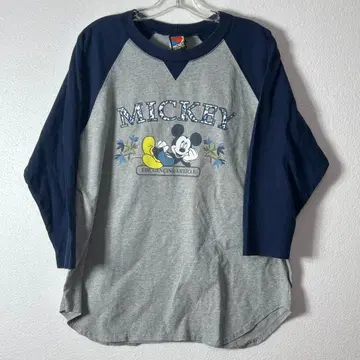 [레어] 90s Disney Mickey UNLIMITED 래글런 T셔츠