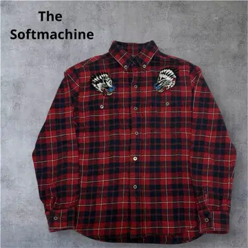 더 소프트머신 자수 B.D 셔츠 S 일본제