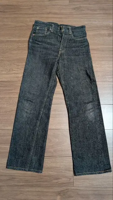 새상품급 DENIME 66 모델 드님 오리존티 블랙 데님 W27