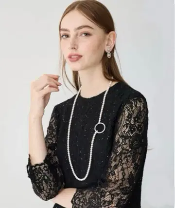 새상품 23구 2WAY 클릭커 펄 목걸이