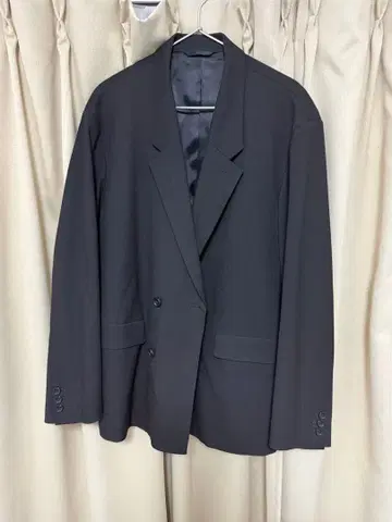 BEAMS [ 폴리에스테르 레이온 더블 브레스트 자켓 ]