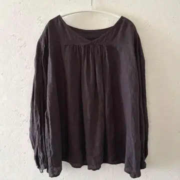 네스트로브 린넨 블라우스 개더