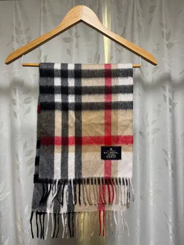 BALMORAL 캐시미어 100% 스카프