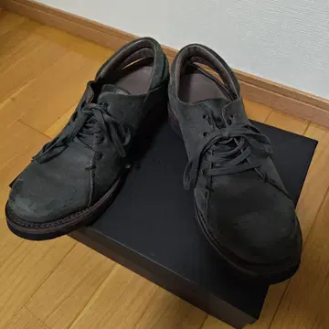 DEVOA GUIDI 가죽 샌들 블루 그레이