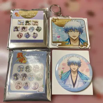 은혼 마루이 POP UP SHOP 꽃놀이 키링 캔뱃지 사카타 긴토키