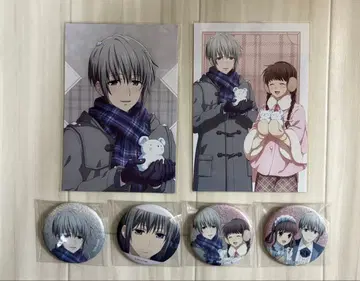 후르츠 바스켓 소마 유키 혼다 토오루 캔뱃지 엽서