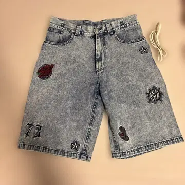 SANTA CRUZ 데님 숏팬츠 M 사이즈