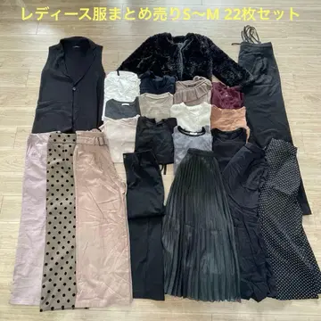 여성 의류 묶음 판매 S~M 중심 22장 세트 토탈 코디 가능