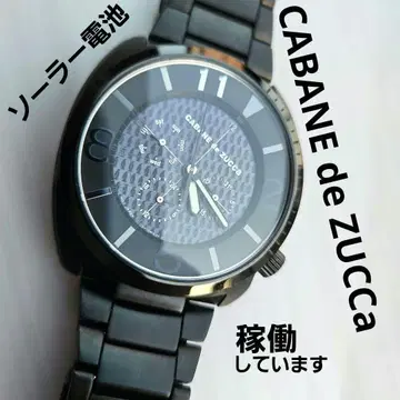 중고 CABANE de ZUCCa 주카 솔라 배터리 중고 손목시계 일레븐