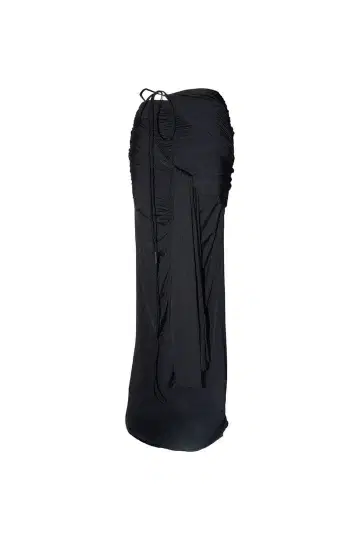 theredthread drape knot maxi skirt