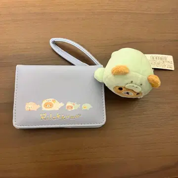 바다 리라 기분 패스 케이스 테노리 봉제 인형 세트 리락쿠마