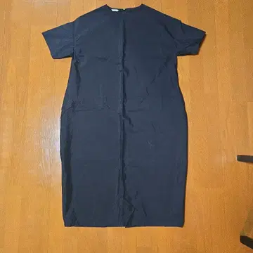 ichi 반팔 원피스 블랙/절개