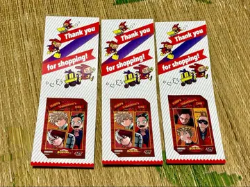 점프샵 캐릭터 미니 브로마이드 히로아카 3장