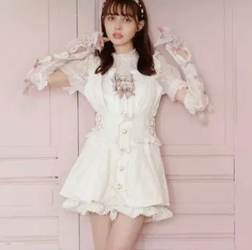 기간 한정 가격 인하 리즈리사 서스펜더 스커트