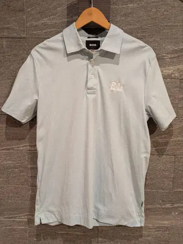 BOSS x Shohei Ohtani 피케 셔츠 라이트 블루 새상품