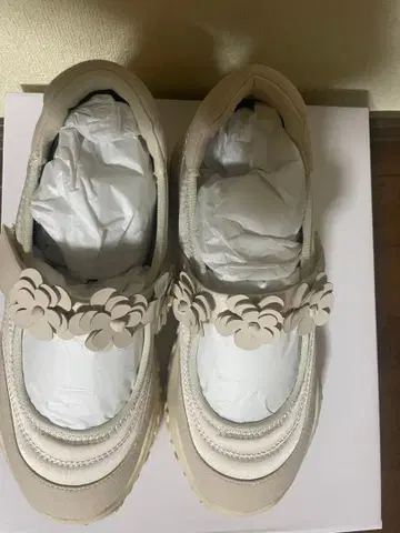 핑크하우스 플라워 부품 포함 벨크로 스니커즈 S