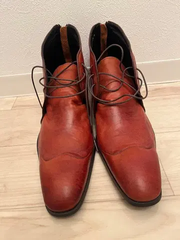 미사용 새상품 후프디도 whoop-de-doo 브라운 가죽 27cm