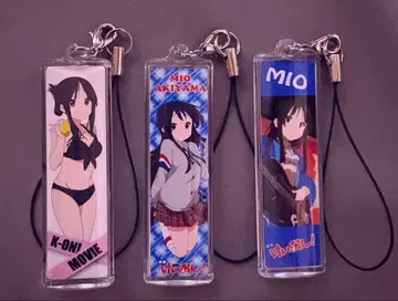 케이온! 아키야마 미오 TBS 한정판 아크릴 스틱 3종 세트