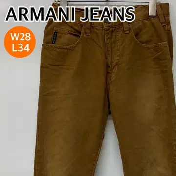 ARMANI JEANS 팬츠 스키니 청바지 겨자 [ CB642 ]