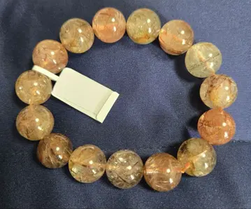 MIX 컬러 루틸 쿼츠 15mm 팔찌