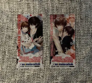 세계 제일의 첫사랑 애니메이트 카페 클리어 책갈피 2장