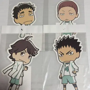 하이큐!! 다이컷 엽서 아오바죠사이 오이카와 이와이즈미 하나마키 맛츠카와