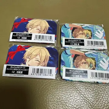 앙스타 하네카제 카오루 캔뱃지 4개 세트