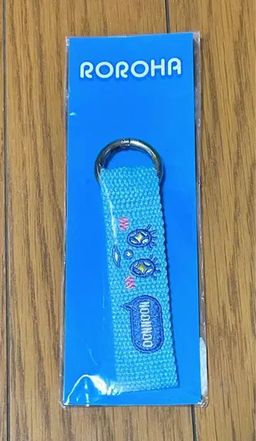 ASTRO & ROROHA 눈누 로로하 네임 키링 차은우 스카이블루