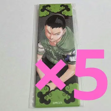 5점 점프 페스타 NARUTO 나라 시카마루 원작 원화 일러스트 캔뱃지