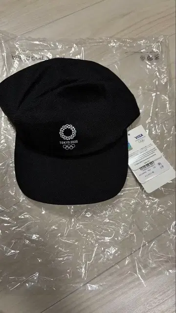 [ 미사용 새상품 ] asics 도쿄2020 올림픽 캡 블랙