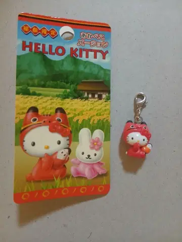 헬로키티 참 후쿠시마 한정판 아카베코