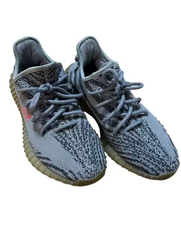 Yeezy 350 V2 그레이/레드 25.5