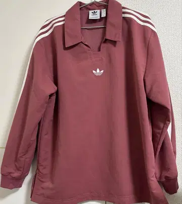 adidas 럭비 피케 셔츠 핑크