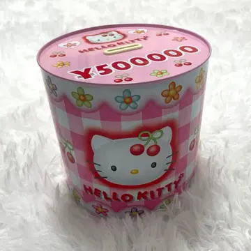 헤이세이 레트로 당시물 키티 카오하나 키티 체리 저금통