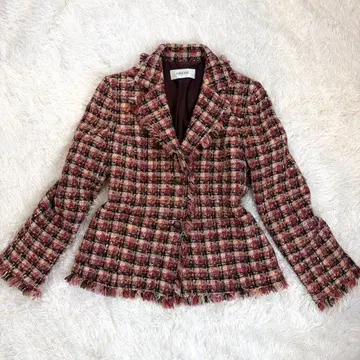 [최고급 이탈리아제 원단] 레어 PINORE 피노레 트위드 자켓 38