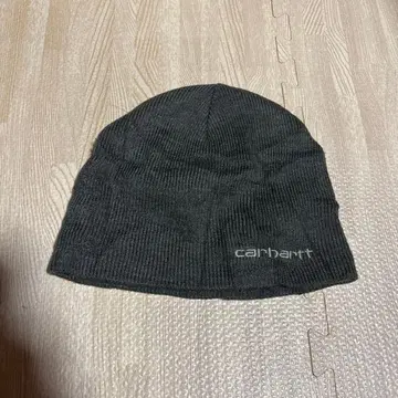 Carhartt 다크 그레이 니트 모자