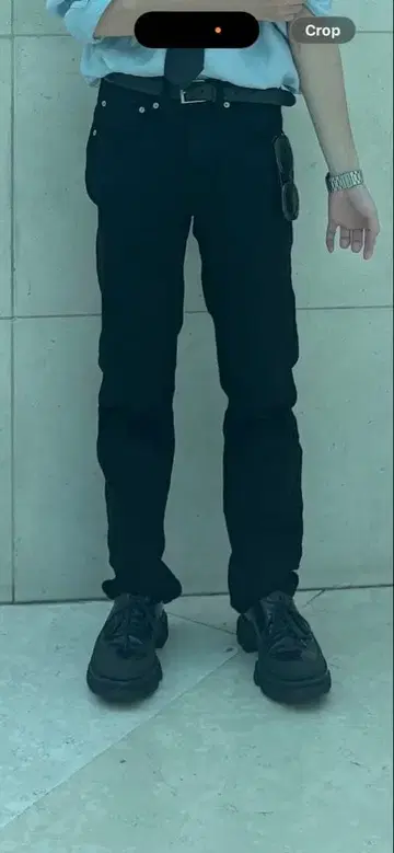 namacheko 블랙 데님 S 사이즈