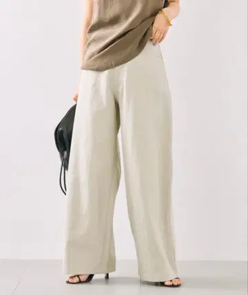 [BABYLONE] HEMPCO 와이드 팬츠 [라이트 베이지 56]