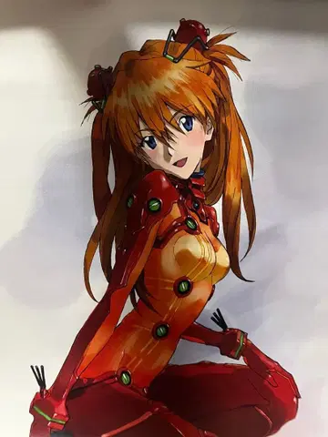 에반게리온 시키나미 아스카 랑그레이 달력 포스터 혼다 타카오