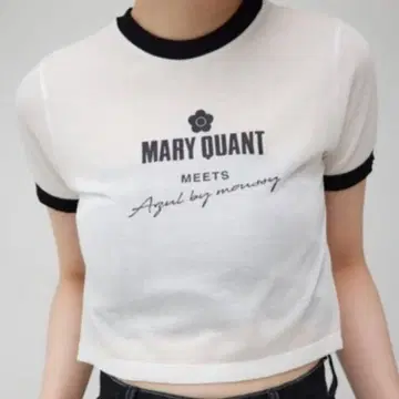 MARY QUANT x AZUL 시어 로고 니트