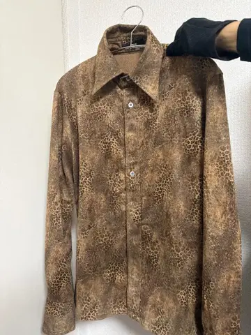 SHELLAC 레오파드 무늬 셔츠 사이즈 46