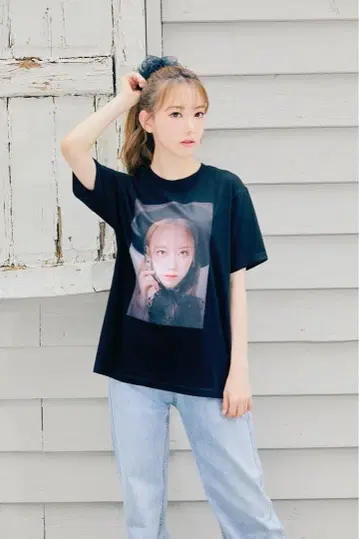 미야와키 사쿠라 T셔츠 블랙 M HKT48 졸업 콘서트