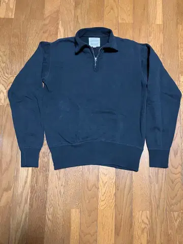 FULLCOUNT 스미 블랙 집업 맨투맨