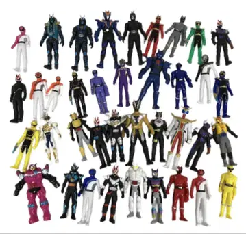 가면라이더 소프트 비닐 전대 피규어 모음 38점