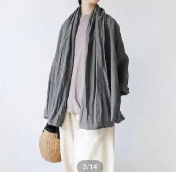 유니버설 티슈 리넨 가디건